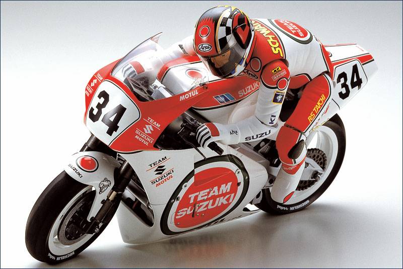 1/8Th scale kyosho honda nsr500 r/c electric motorcycle #6