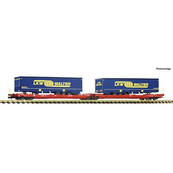 Fleischmann 6660050 Articulated Double-Pocket Wagon T3000e DB AG