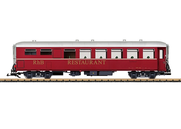 LGB L31528 RhB Dining Car Era IV