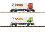 LGB L45887 RhB COOP Container Car-Set