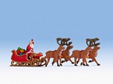 Noch NO15924 Santa Claus with Sleigh for H0