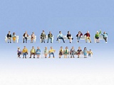 Noch NO16130 XL Figures Set Sitting People for H0