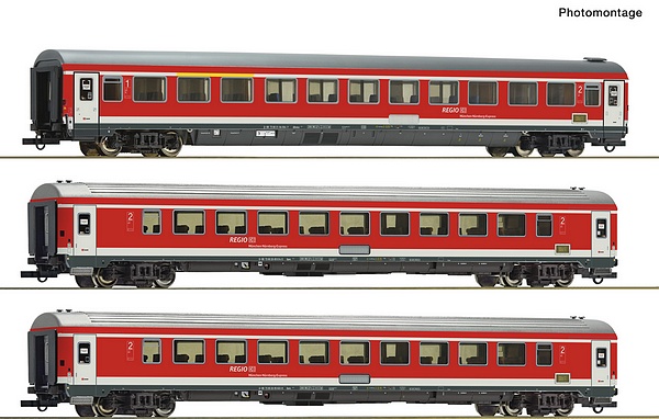 Roco 6200096 3 Piece Set 1 Munich-Nuremberg Express DB AG DC