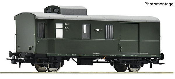 Roco 6200101 Goods Train Luggage Coach PKP DC