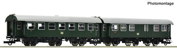 Roco 6200124 2 Piece Set 2 Conversion Coaches DB DC