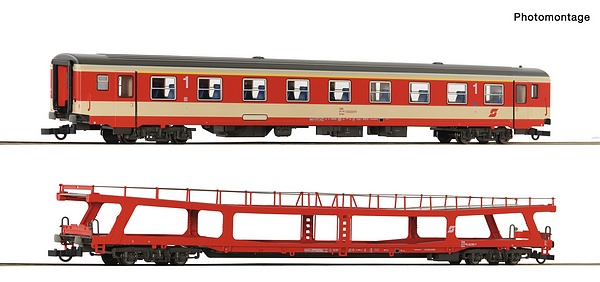 Roco 6200129 2 Piece Set 3 Express Train D 704 OBB DC