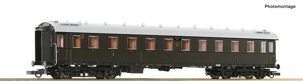 Roco 6200139 3rd Class Standard Express Train Coach DRG DC