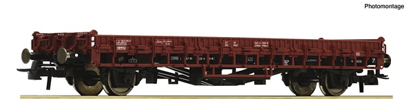 Roco 6600149 Low Side Wagon PKP DC