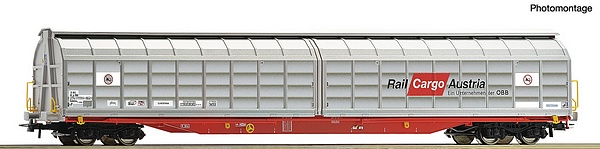 Roco 6600164 Sliding Wall Wagon RCW DC