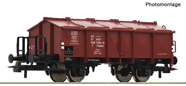 Roco 6600175 Hinged Lid Wagon PKP DC