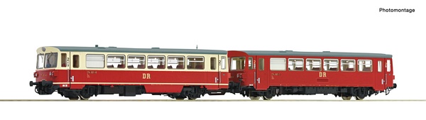 Roco 7710013 Diesel Railcar 174 001-8 with Trailer DR DCC