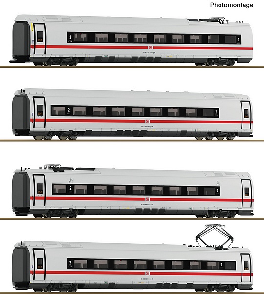 Roco 7710018 4 Piece Set Electric Multiple Unit ICE 3neo (Class 408) DB AG DCC