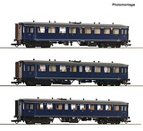 Roco 6200054 3 Piece Set Coaches Blokkendoos NS DC