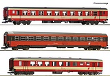 Roco 6200128 3 Piece Set 2 Express Train D 704 OBB DC