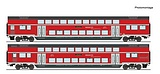 Roco 6200145 2 Piece Set Double-Deck Coaches DB AG DC