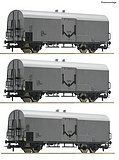 Roco 6600140 3 Piece Set Refrigerator Wagons OBB DC