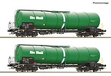 Roco 6600147 2 Piece Set Tank Wagons OnRail DC