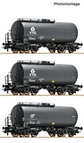 Roco 6600162 3 Piece Set Tank Wagons VTG/DB DC