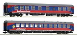 Roco 74027 2 Piece Set Passenger Coaches BTE DC