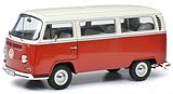 Schuco 450043600 VW T2a Bus L Red White