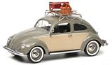 Schuco 450258500 VW Kafer Ovali Picknick Grey Beige