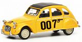 Schuco 452016600 Citroen 2CV 007 Yellow