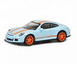 Schuco 452637500 Porsche 911R Gulf Blue Orange