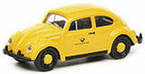 Schuco 452640300 VW Beetle Deutsche Bundespost Yellow Black