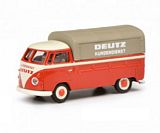 Schuco 452641000 VW T1B Pick-up with Tarpaulin Deutz Service