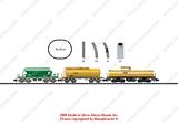 MiniTrix 11205 Spanish Construction Train Starter Set MAK-Diesellok