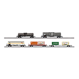 MiniTrix 15254 Display with 20 Modern Railroading Freight Cars