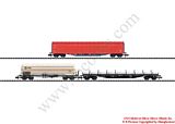 MiniTrix 15286 Set with 3 Freight Car Types