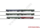 MiniTrix 15444 Express Train Passenger Car Set