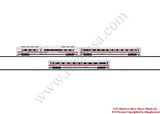 MiniTrix 15878 Set with 3 InterCity Express Intermediate Cars