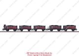 Trix 24105 Set with 5 Gondolas O 11 Nurnberg