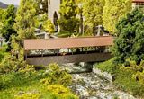 Faller 120209 Roofed Pedestrian Bridge HO Gauge