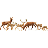 Faller 155509 Fallow deer red deer 12 pieces