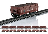 Marklin 722 Display with 24 Erz Id Hopper Cars