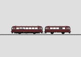 Marklin 39950 class VT 959 powered rail bus with a class VB 140 trailer car