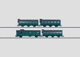 Marklin 42045 Set with 4 Passenger Cars Abteilwagen SNCB