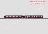 Marklin 42815 Passenger Car Set Bauart litra A litra B DSB