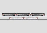 Marklin 43672 SBB InterCity express train passenger cars