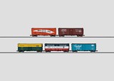 Marklin 45653 Set with 5 Boxcars