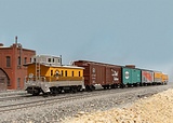 Marklin 45712 US Boxcar Set 4 Cars MHI