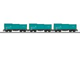 Marklin 46870 Type Shimmns Flat Car Set with Telescoping Covers