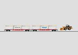 Marklin 47074 Flat Car Set for Containers