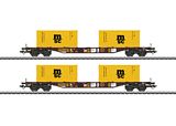 Marklin 47095 Type Sgns Container Transport Car Set