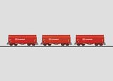 Marklin 47202 Set with 3 Sliding Tarp Cars