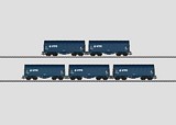 Marklin 47203 Set with 5 Sliding Tarp Cars