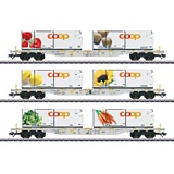 Marklin 47461 Coop Container Flat Car Set